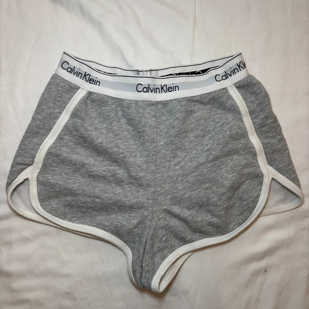 Calvin Klein Women's Sleep Bottom/Logo Band, Sz S, Gray, Classic, 90s, Y2K